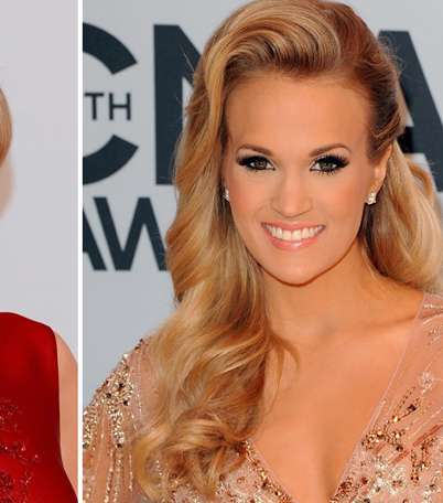 صور اطلالات شعر ومكياج النجمات في حفل جوائز CMA