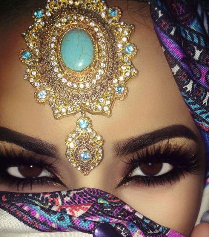 صور مكياج بدوي 2015