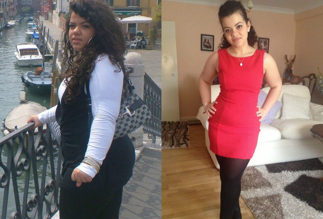 ليزي قبل وبعد خسارة الوزن