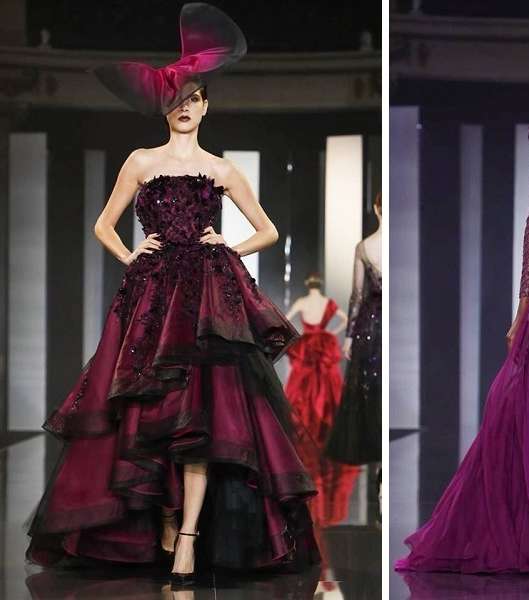 ألوان راقية وملوكيّة تميّزت بها تصاميم مجموعة Ralph & Russo