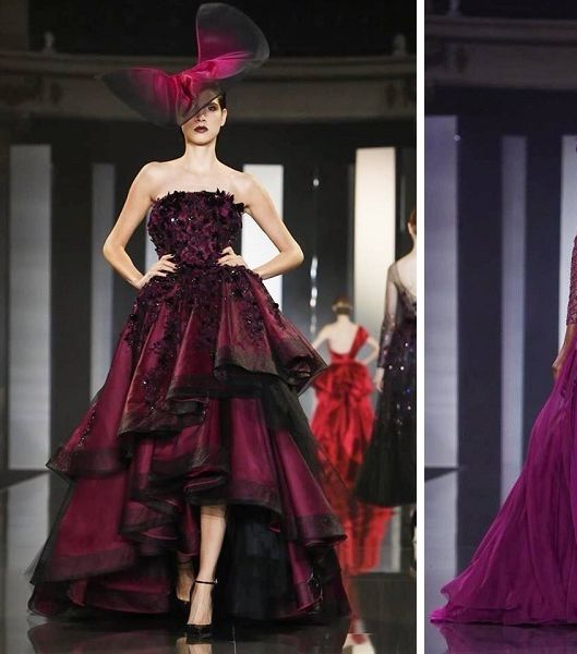 ألوان راقية وملوكيّة تميّزت بها تصاميم مجموعة Ralph & Russo