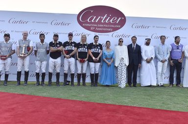بطولة كارتييه العاشرة للبولو في صورة تذكارية 