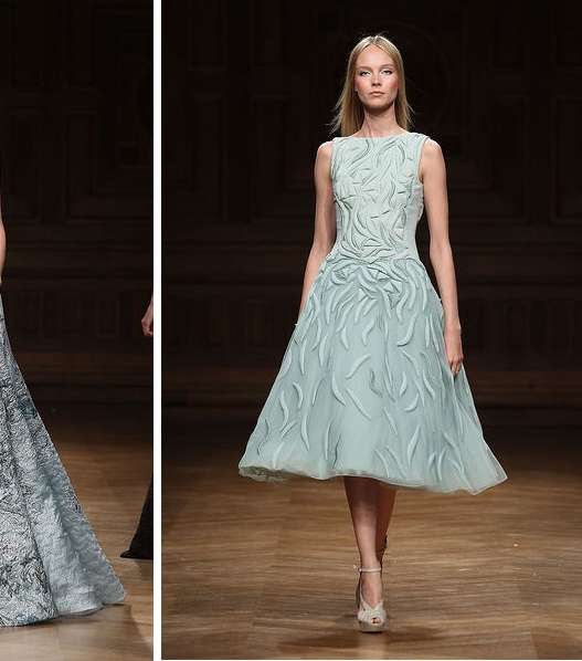 أجمل الفساتين الراقية من توقيع طوني ورد لشتاء 2015