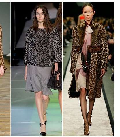 موضة الأزياء بنقشة الفهد