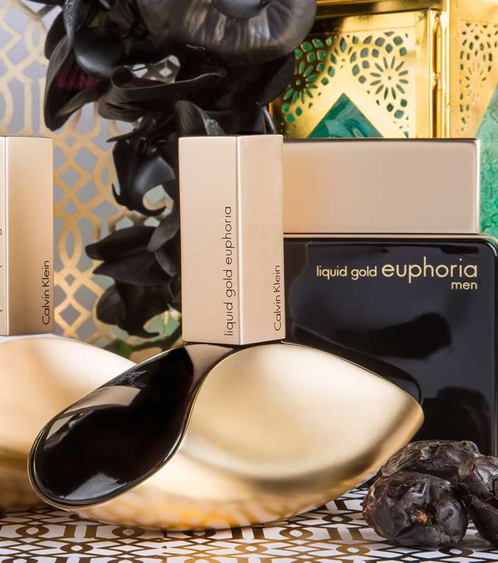 جلسة تصوير حصريّة لعطر Pure Gold Euphoria  من Calvin Klein على ياسمينة