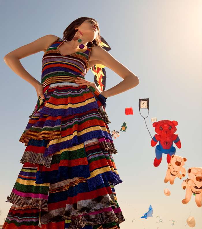 فستان ملون بألوان صيفية وشبابية من Missoni