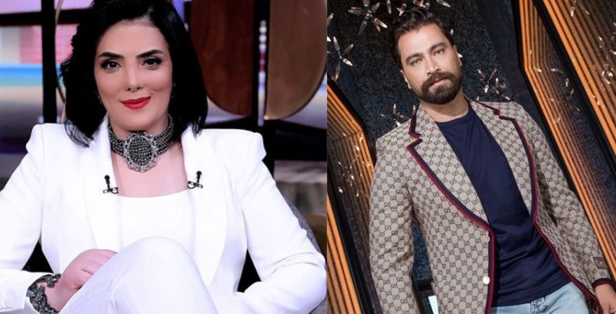 حورية فرغلي تحرج معتصم النهار أمام الكاميرا