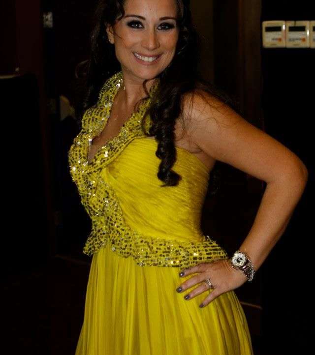 فستان كارين رزق الله في برنامج ديو المشاهير