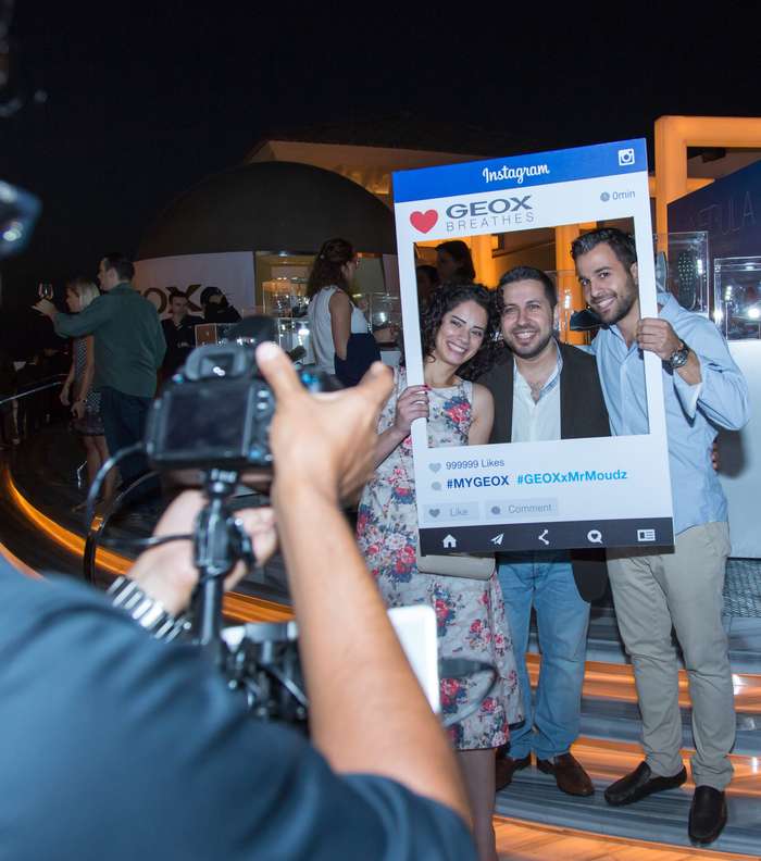 حضور حفل Geox يستمتعن أجواء مميّزة في Mercury Lounge في فندق Four Seasons دبي