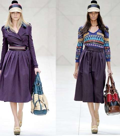 مجموعة Burberry لربيع 2012
