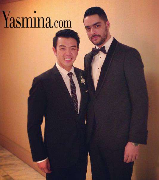 حسن الشافعي برفقة صديقة الفنان الكوميدي ونهو تشونج