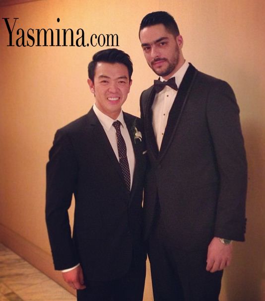 حسن الشافعي برفقة صديقة الفنان الكوميدي ونهو تشونج