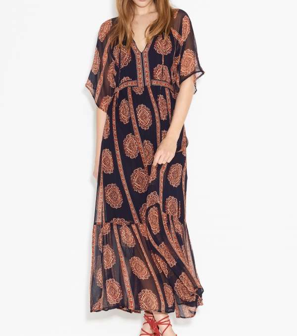 الفساتين الماكسي المطبعة من توقيع علامة Ba&sh