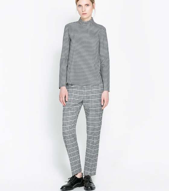 اعتمدي موضة السراويل المقطعة أي Checked Trousers في شتاء 2014