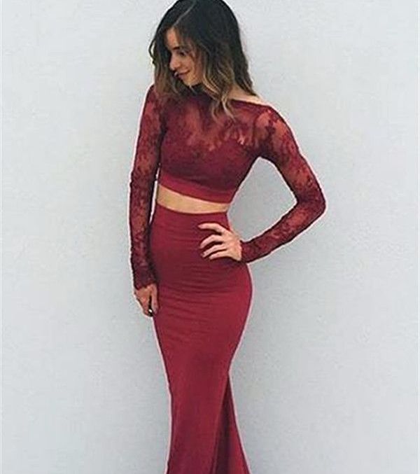صور اجمل فساتين كم طويل 2017