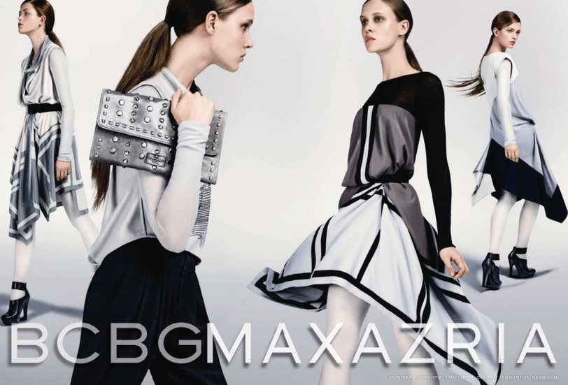 إعلان خاص بماركة BCBGMAXAZRIA