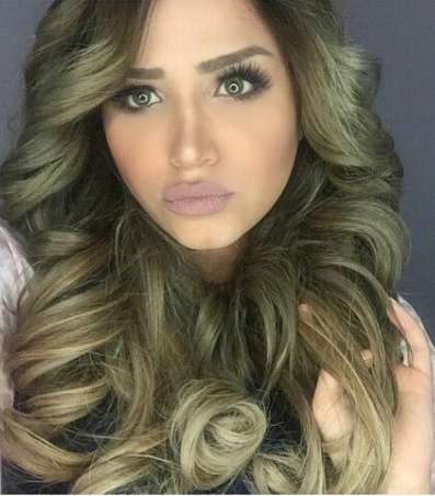 أجمل صور صبغات شعر زيتوني