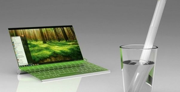 شحن اللاب توب بالماء