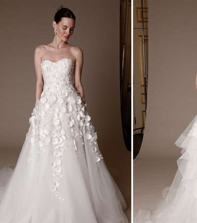 بالصور، موديلات مميّزة لفستانك الأبيض من أسبوع العرائس في نيويورك لربيع 2016