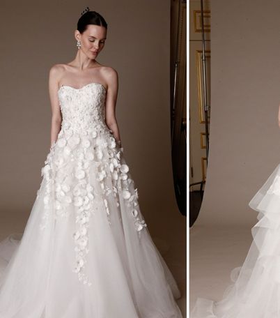 بالصور، موديلات مميّزة لفستانك الأبيض من أسبوع العرائس في نيويورك لربيع 2016