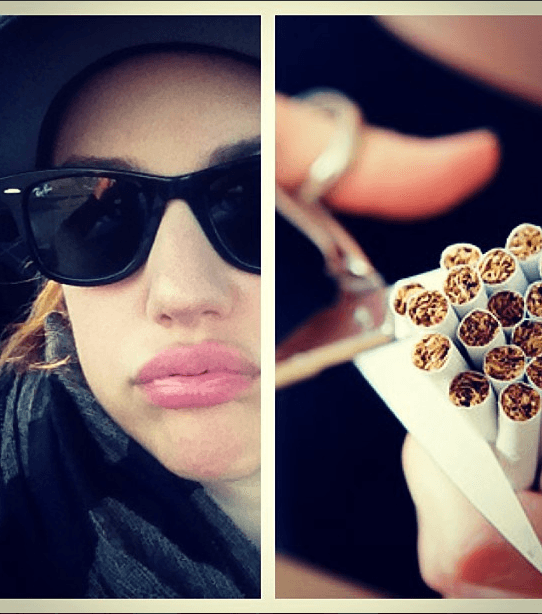 مريم أوزرلي تتوقف عن التدخين