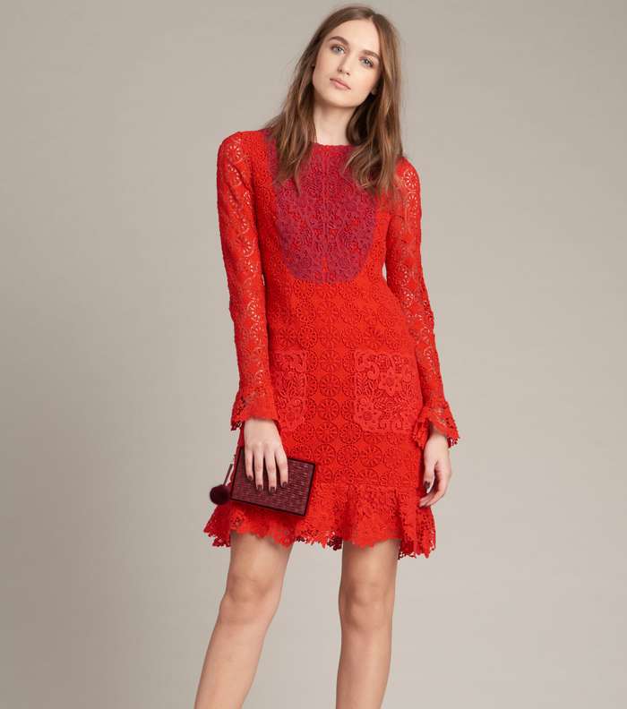 موضة فستان الكروشيه من مونيك لوييه