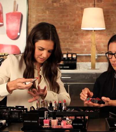  كايتي هولمز وبوبي براون 