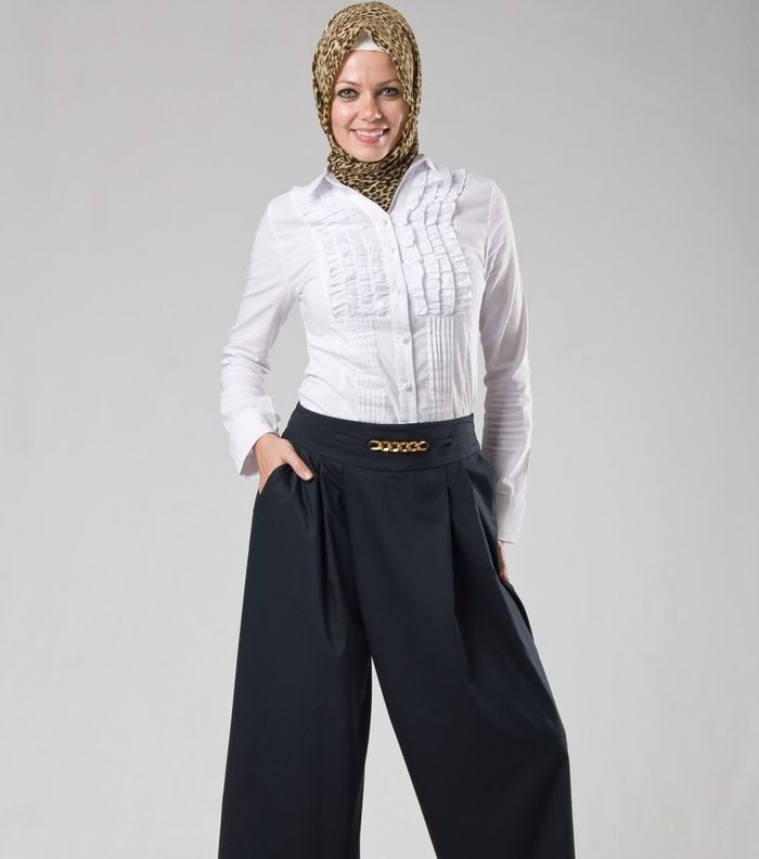 موضة البناطيل الواسعة