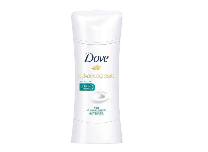 مزيل العرق Dove Advanced Care Sensitive Antiperspirant Deodorant: