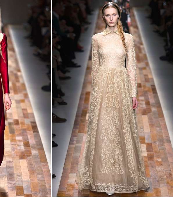 تصاميم مميّزة لشتاء 2014 من Valentino