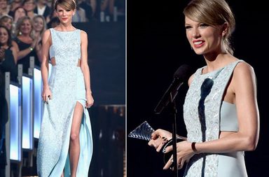بالصور، اكتشفي فساتين النجمات في حفل ACM Awards 2015