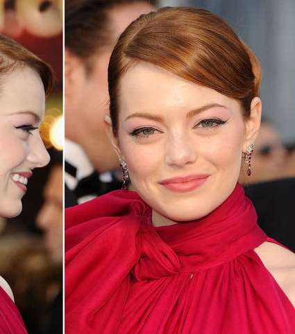 كعكة الـ Updo  مع إيما ستون 