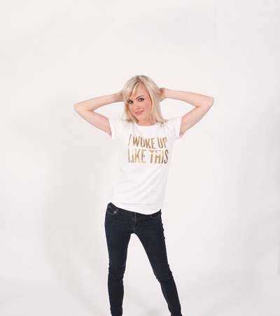 T-shirt Arcadian Apparel بطبعة عصريّة