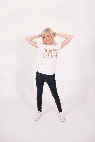 T-shirt Arcadian Apparel بطبعة عصريّة