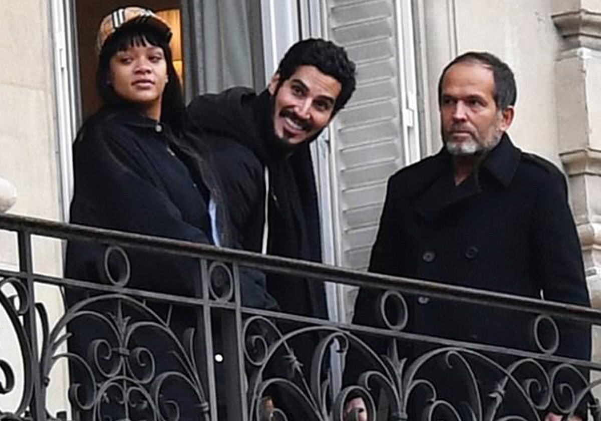 ريهانا وحبيبها السعودي في باريس
