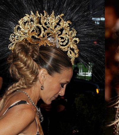  أغرب أكسسوارات الشعر  في Met Gala 2013