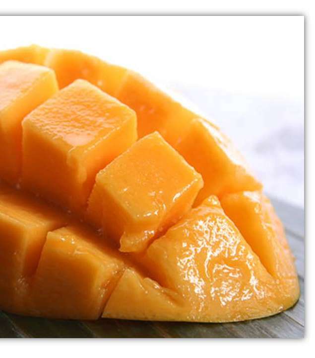 المانجو واحدة من الفاكهة الغنية بالسّكر أكثر بثلاث مرات من التوت أو الفراولة، فإمّا أن تأكليها بكميات صغيرة جداً إمّا ابتعدي عنها كلياً!