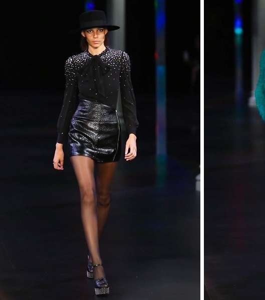 أزياء مميّزة التصميم من توقيع 2015 Saint Laurent 