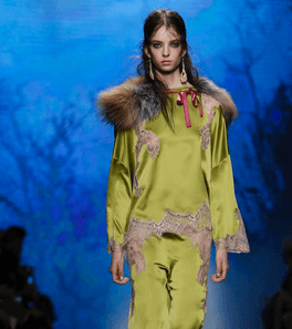 موضة الملابس الحريرية من البيرتا فيريتي لشتاء 2017