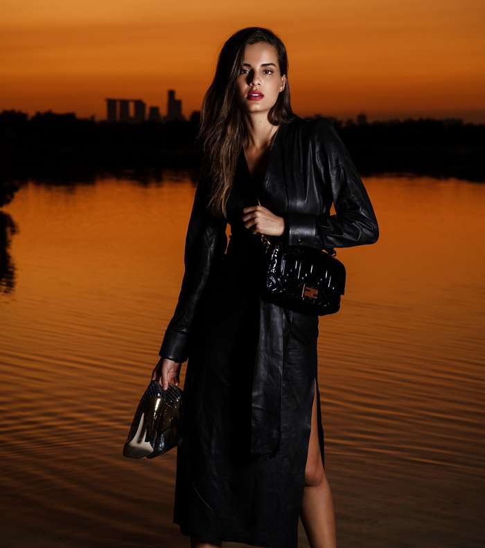 أناقة الأسود مع Fendi