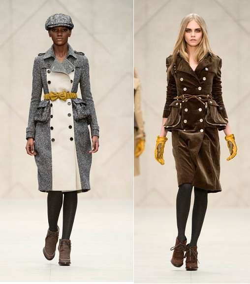أجمل التصاميم من مجموعة Burberry لشتاء 2013