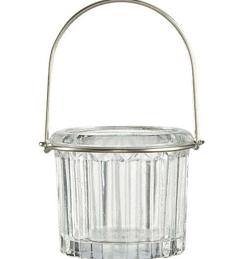 قنديل زجاجي من Crate and Barrel