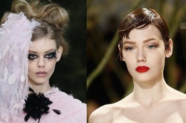 بالصور إطلالات الشعر والماكياج في أسبوع الموضة في باريس لربيع 2013