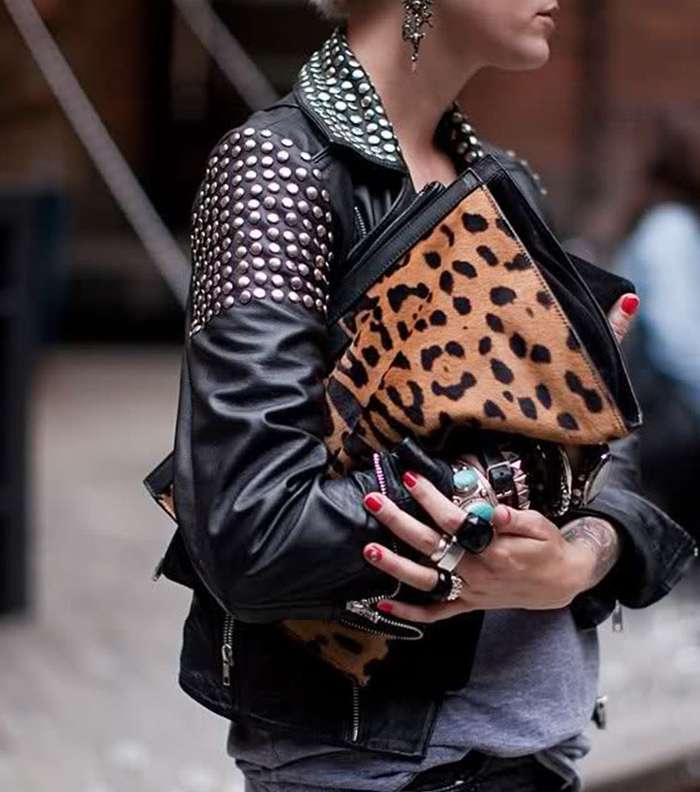 شنط بنقشة النمر موضة في شتاء 2019