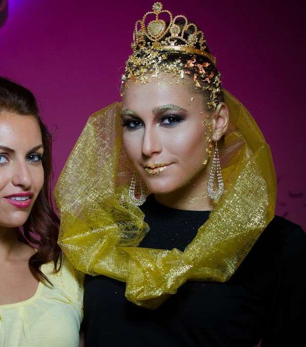 الماكياج الدرامي في إحدى الحلقات 