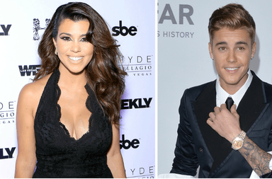 كورتني كارداشيان وجاستين بيبر