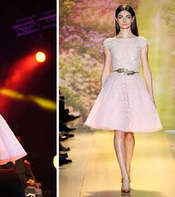 نانسي تطلّ كالأميرات في تصاميم زهير مراد