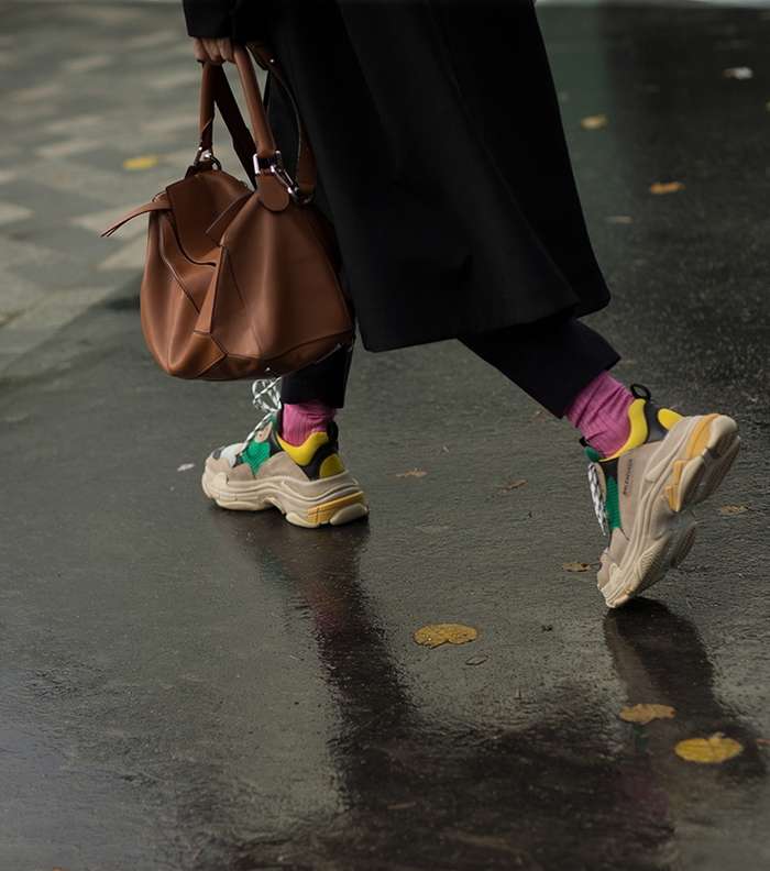 حذء رياضي بأسلوب الـ Color Blocks  من توقيع Balenciaga