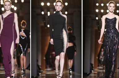 بالصور، اكتشفي أزياء فيرساتشي لخريف وشتاء 2014