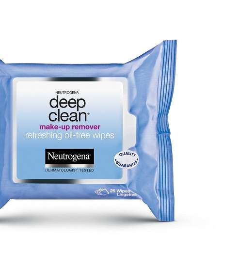 مناديل خاصّة بإزالة الماكياج من Neutrogena